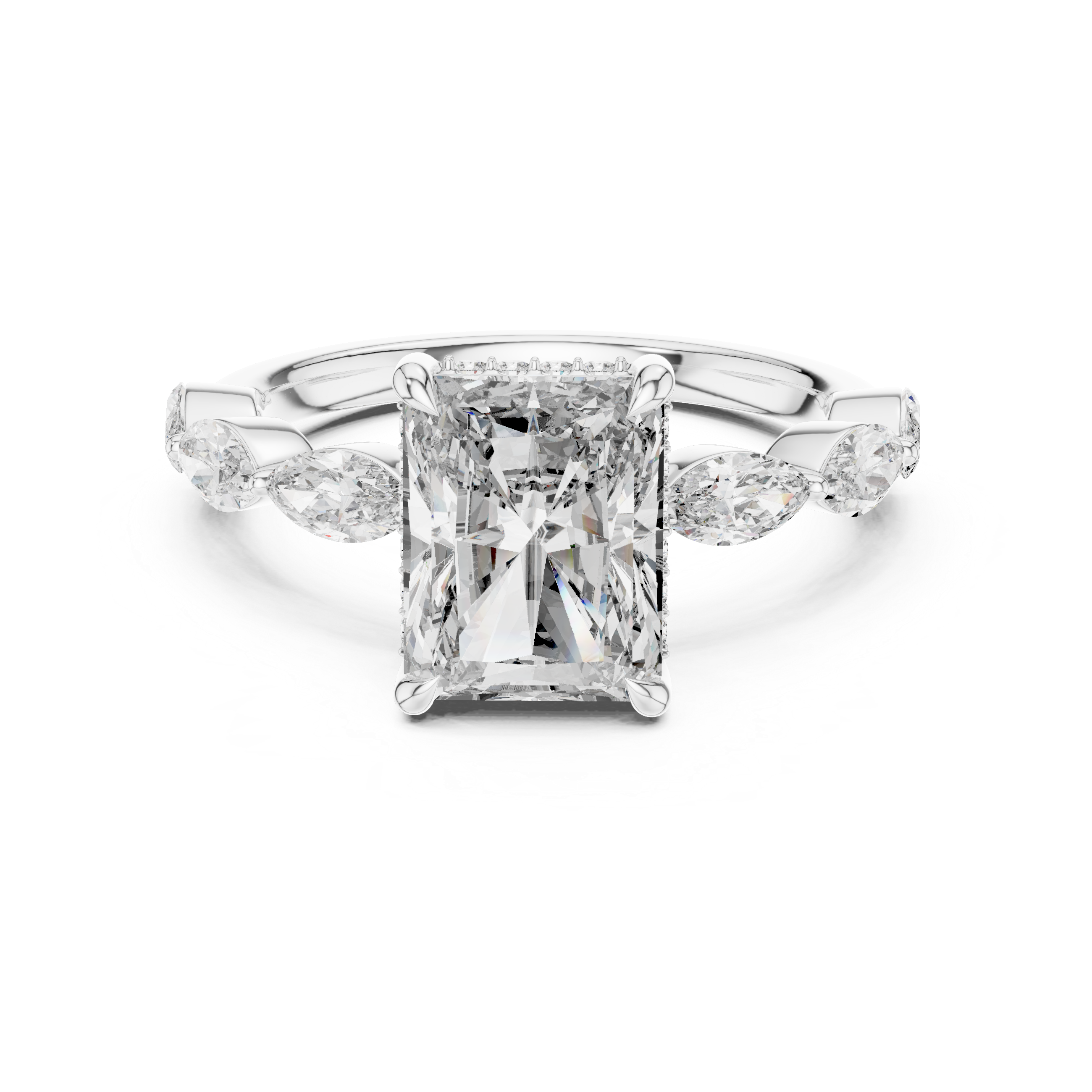 Quiet Moment lab grown diamond ring