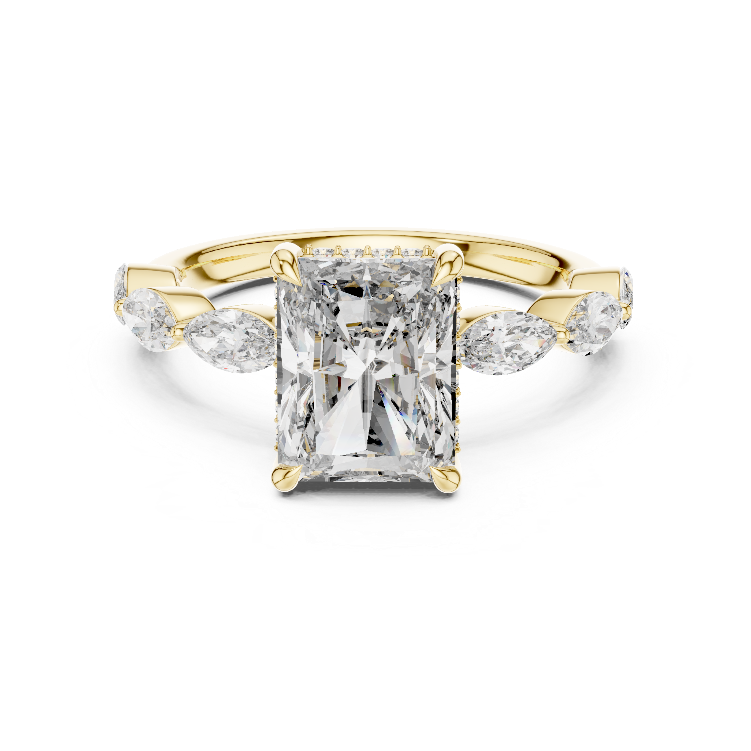 Quiet Moment lab grown diamond ring