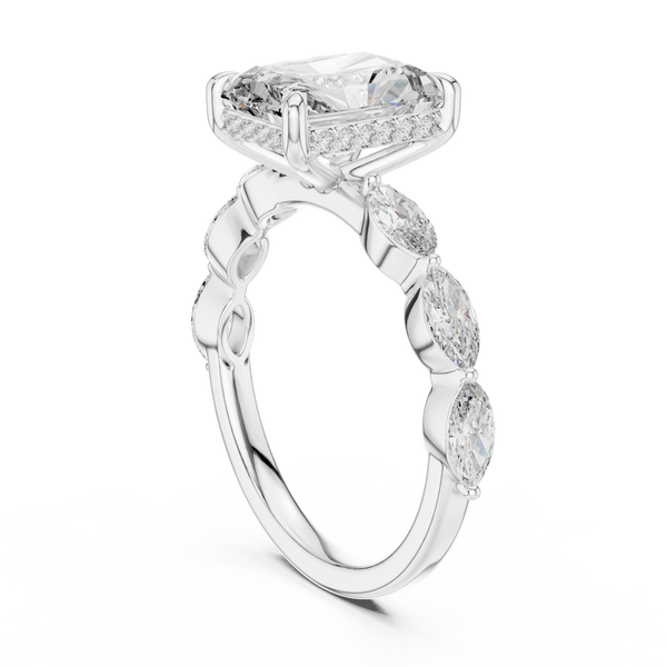 Quiet Moment lab grown diamond ring