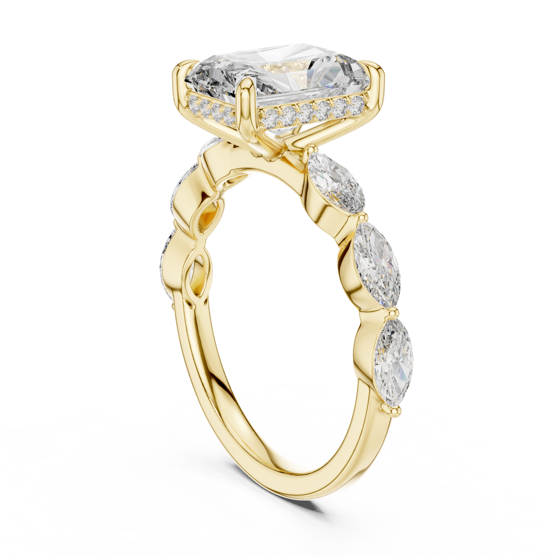 Quiet Moment lab grown diamond ring