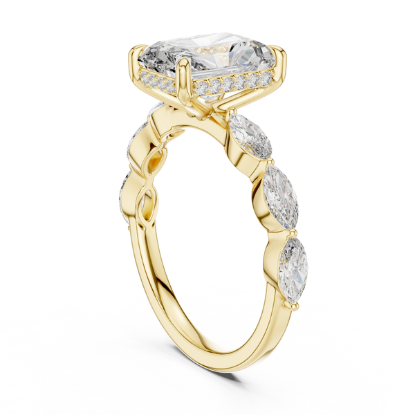 Quiet Moment lab grown diamond ring