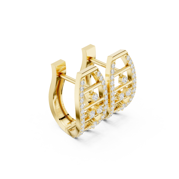 Most Loved lab grown diamond earring design