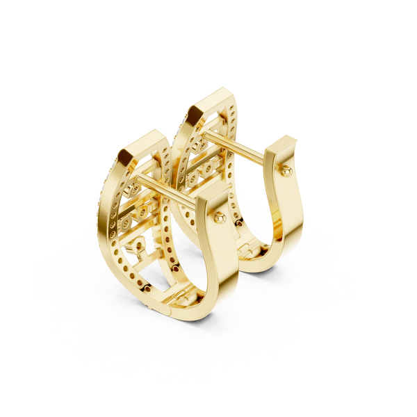 Most Loved lab grown diamond earring design