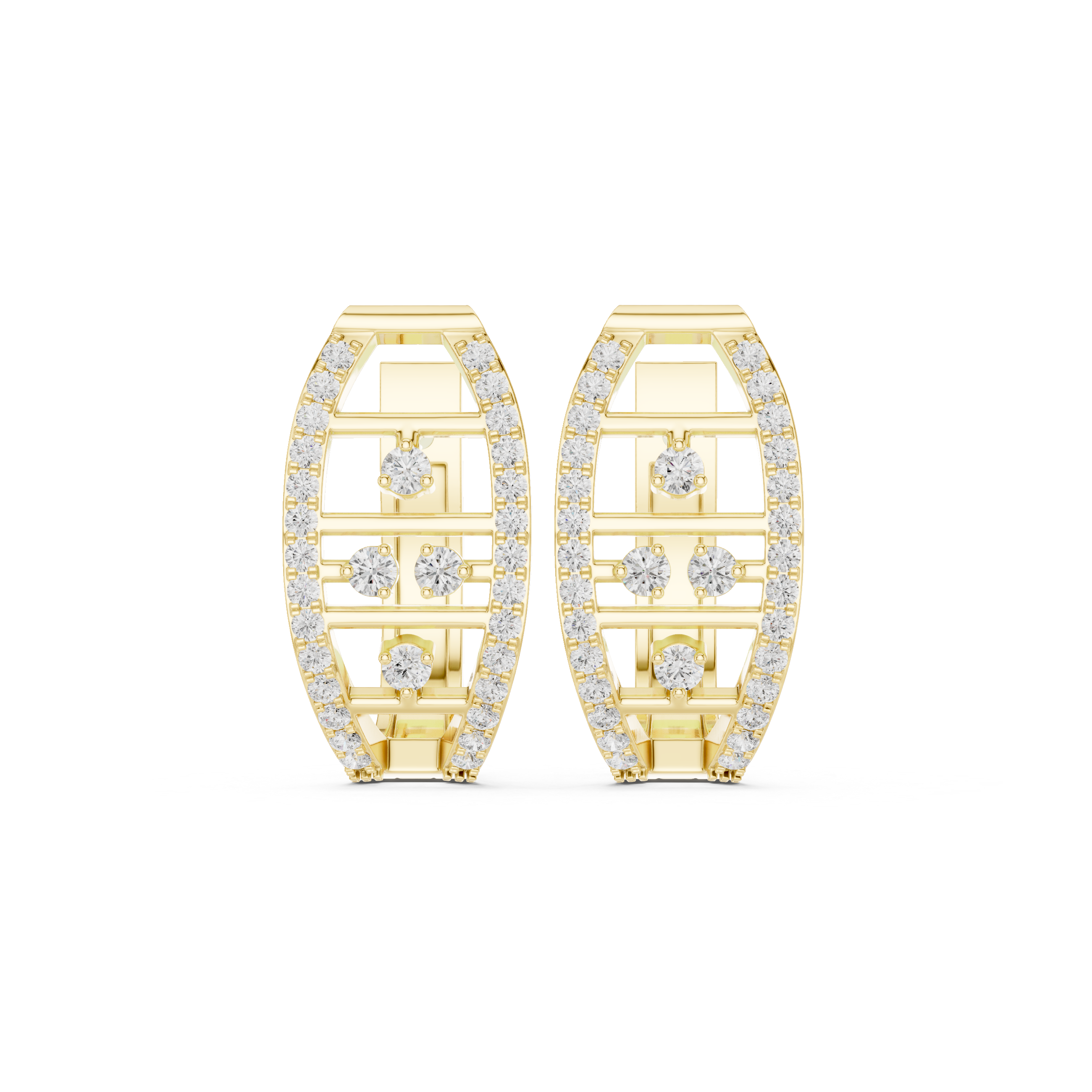 Most Loved lab grown diamond earring design