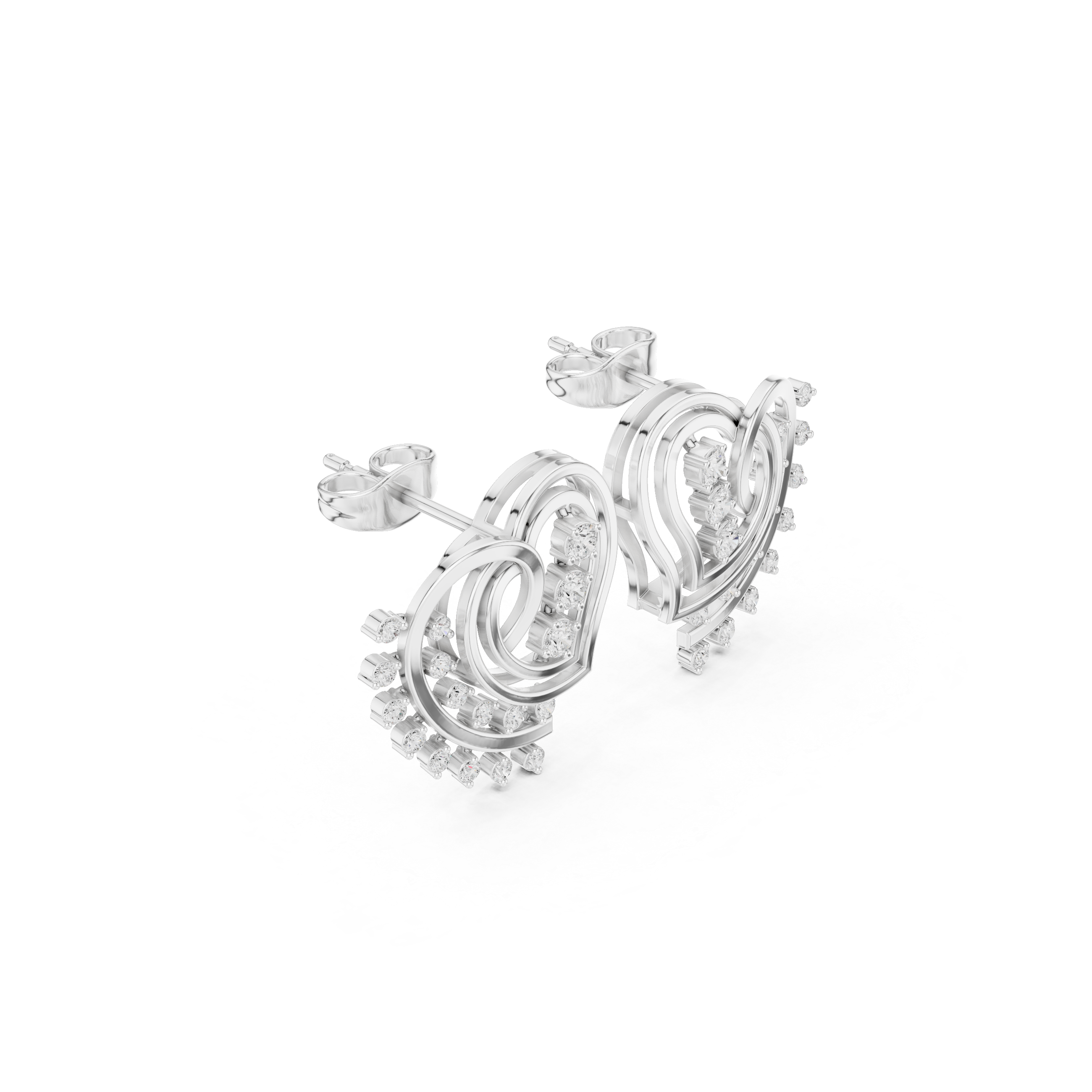Alpine Mist Lab Grown Diamond Earrings Drops