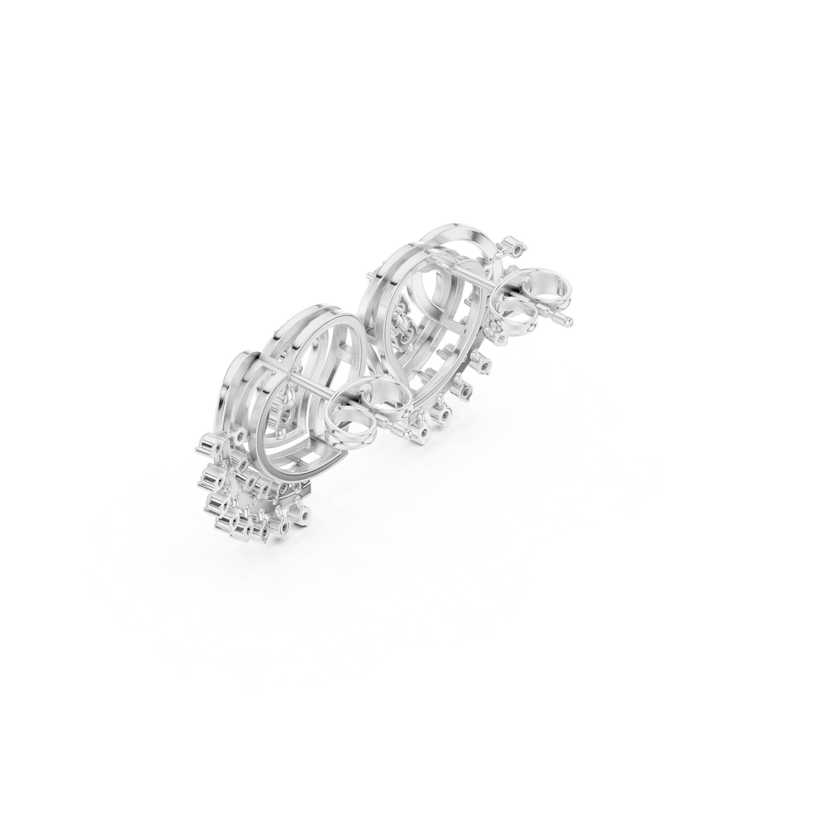 Alpine Mist Lab Grown Diamond Earrings Drops