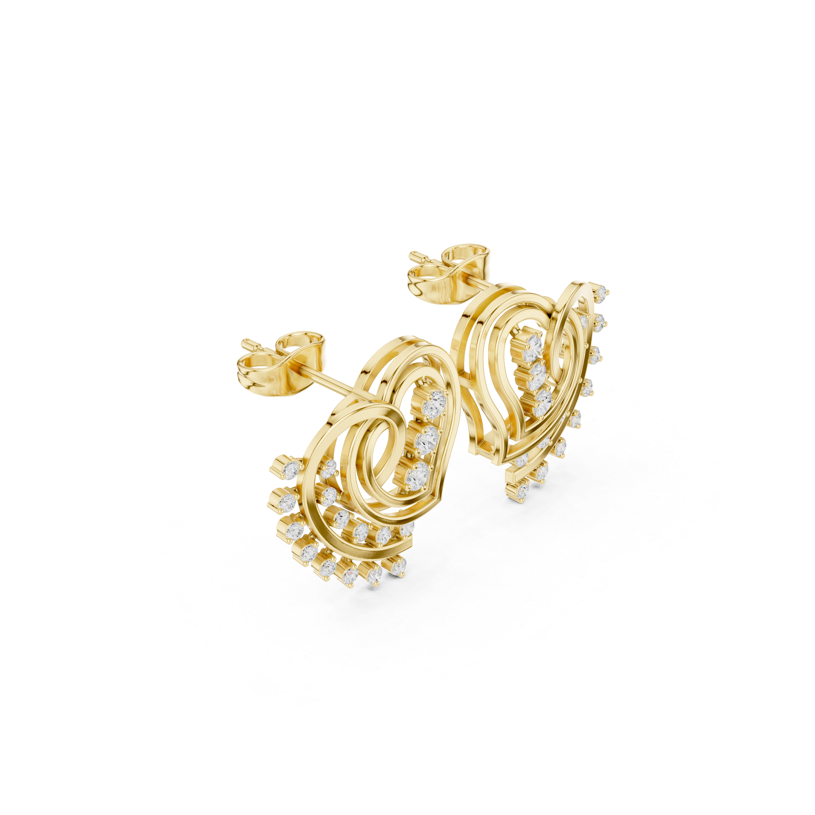 Alpine Mist Lab Grown Diamond Earrings Drops