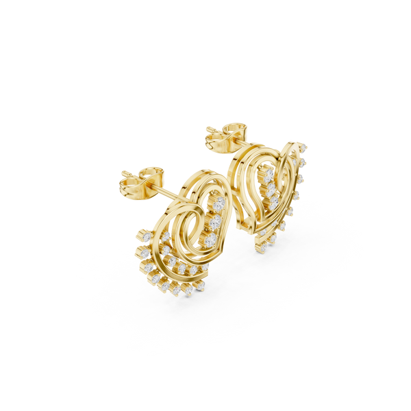 Alpine Mist Lab Grown Diamond Earrings Drops