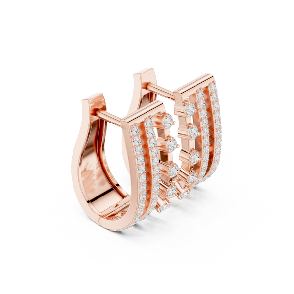 Elysian Drop Lab Grown Diamond Earrings Studs
