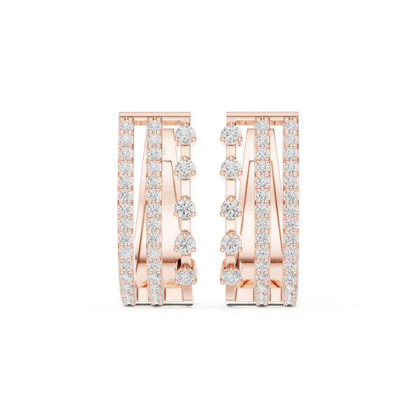 Elysian Drop Lab Grown Diamond Earrings Studs