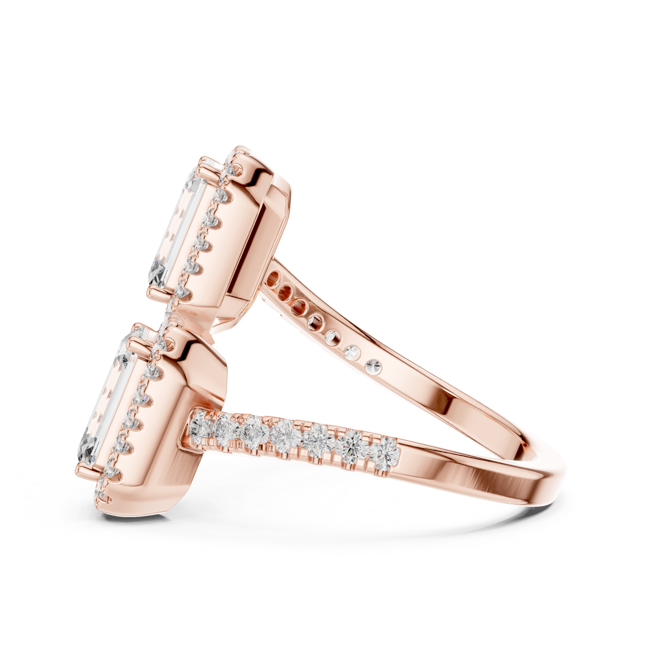 Echo Sound lab grown diamond ring