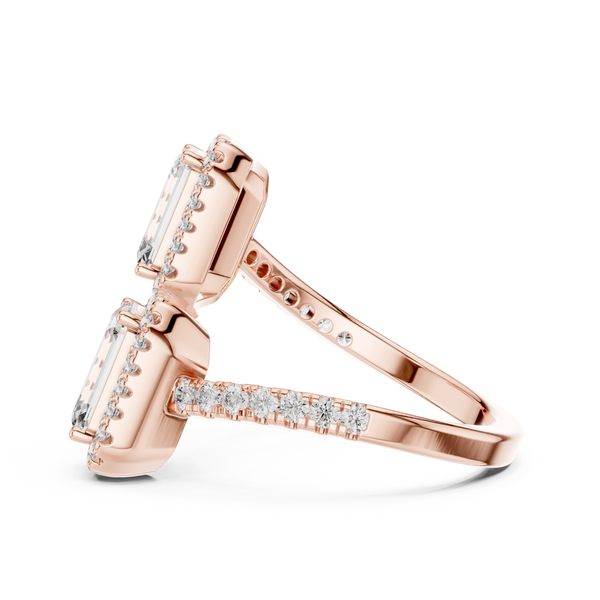Echo Sound lab grown diamond ring