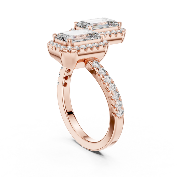 Echo Sound lab grown diamond ring