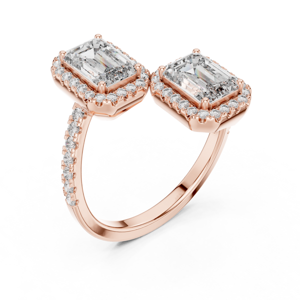 Echo Sound lab grown diamond ring