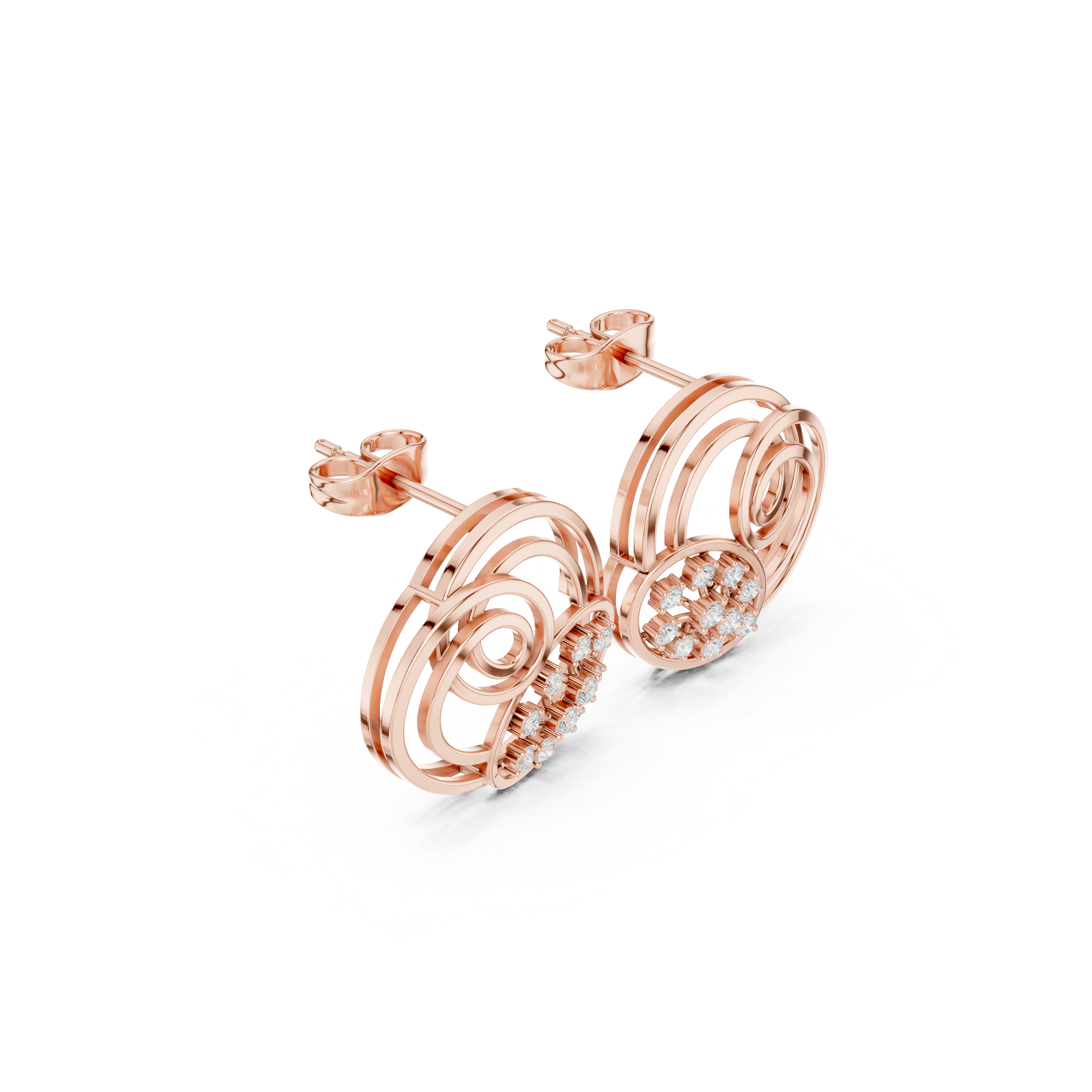 Urban Edge Lab Grown Diamond Earrings Studs