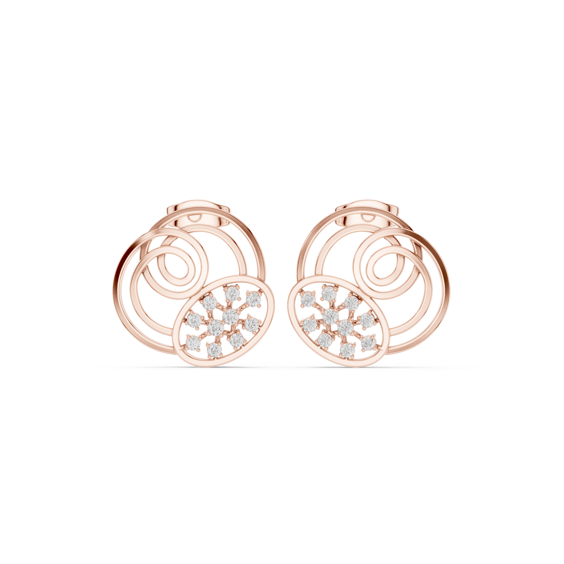 Urban Edge Lab Grown Diamond Earrings Studs