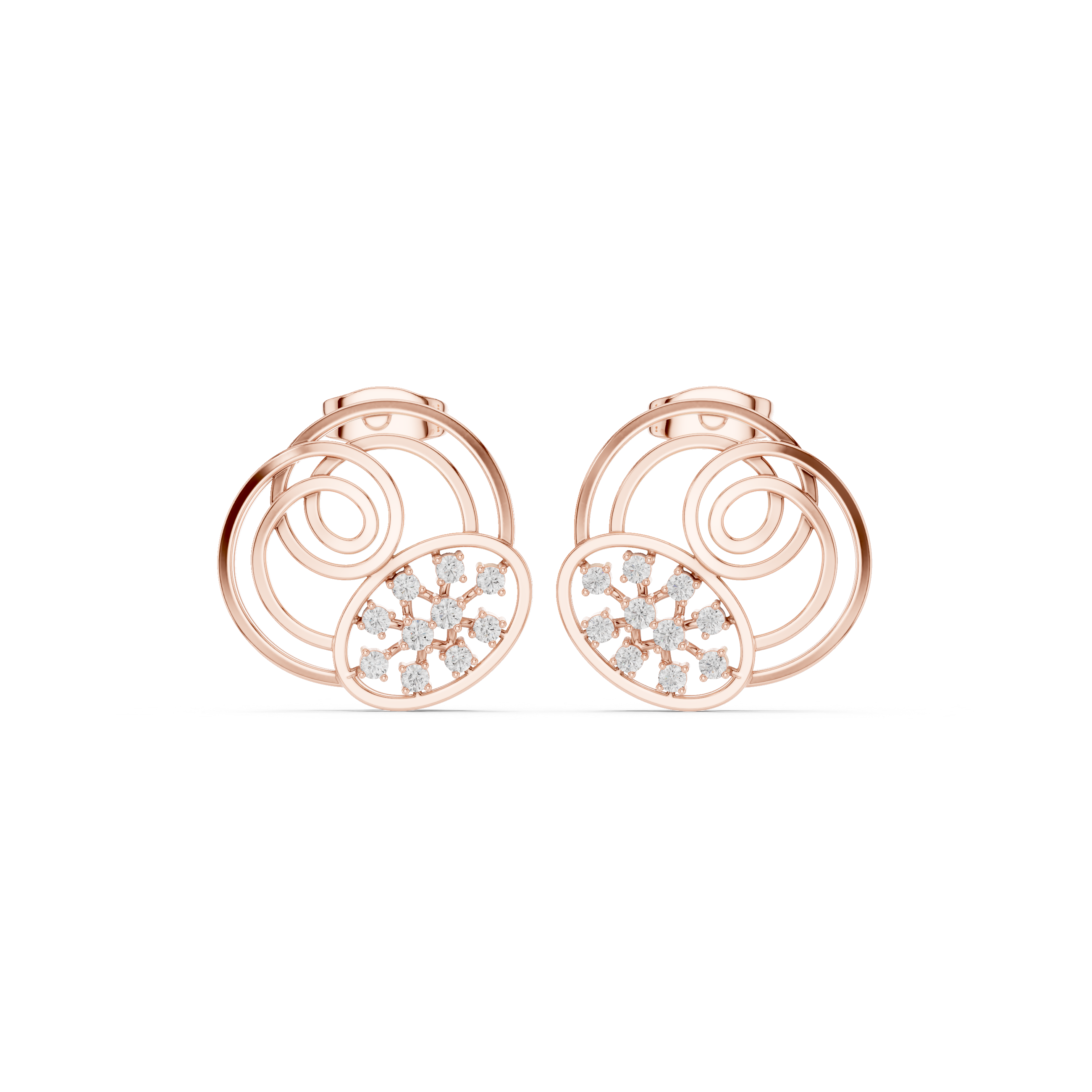 Urban Edge Lab Grown Diamond Earrings Studs