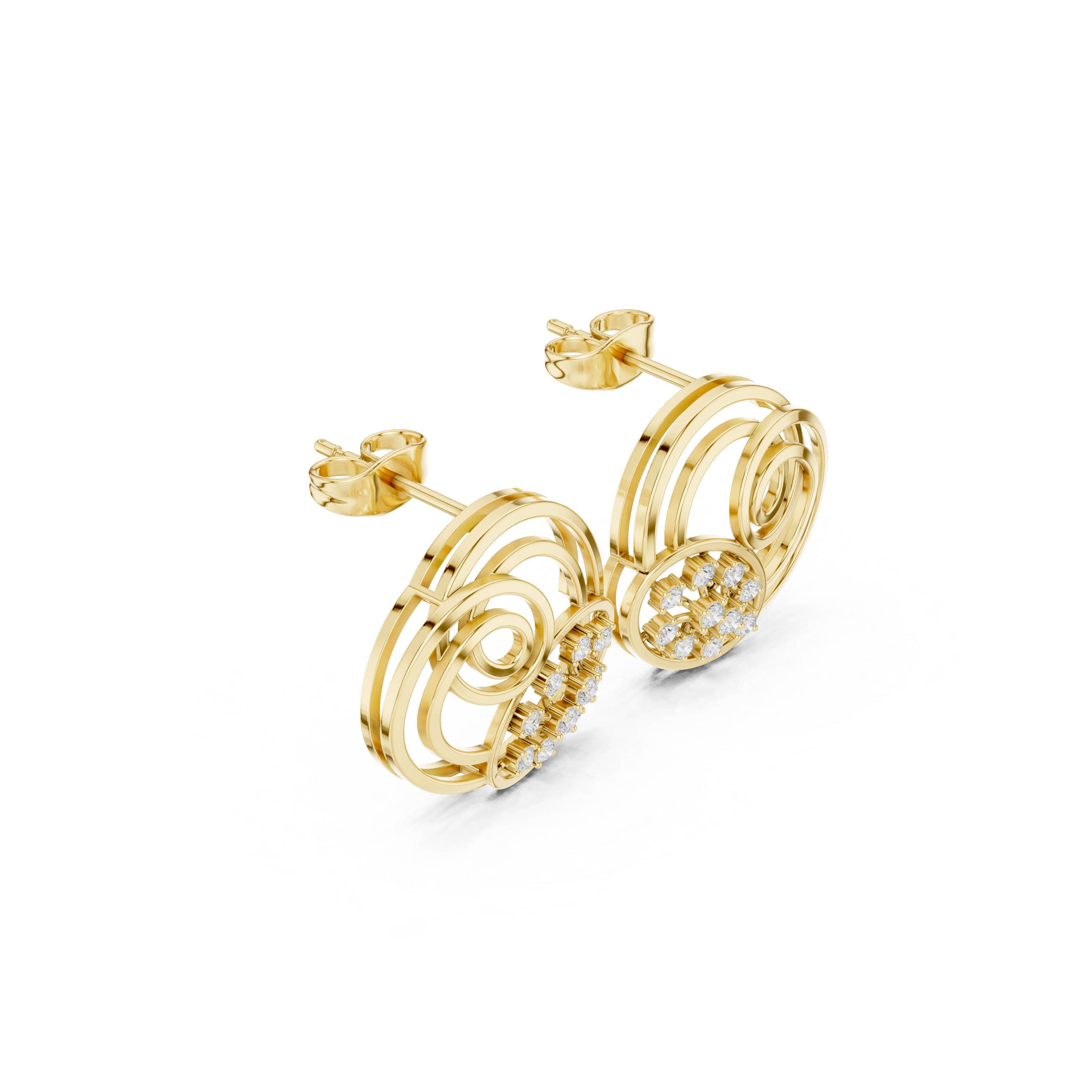 Urban Edge Lab Grown Diamond Earrings Studs