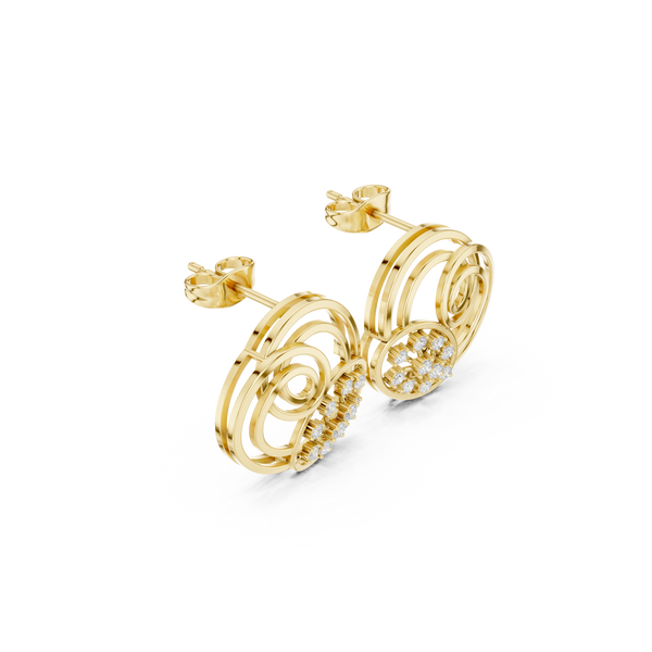 Urban Edge Lab Grown Diamond Earrings Studs