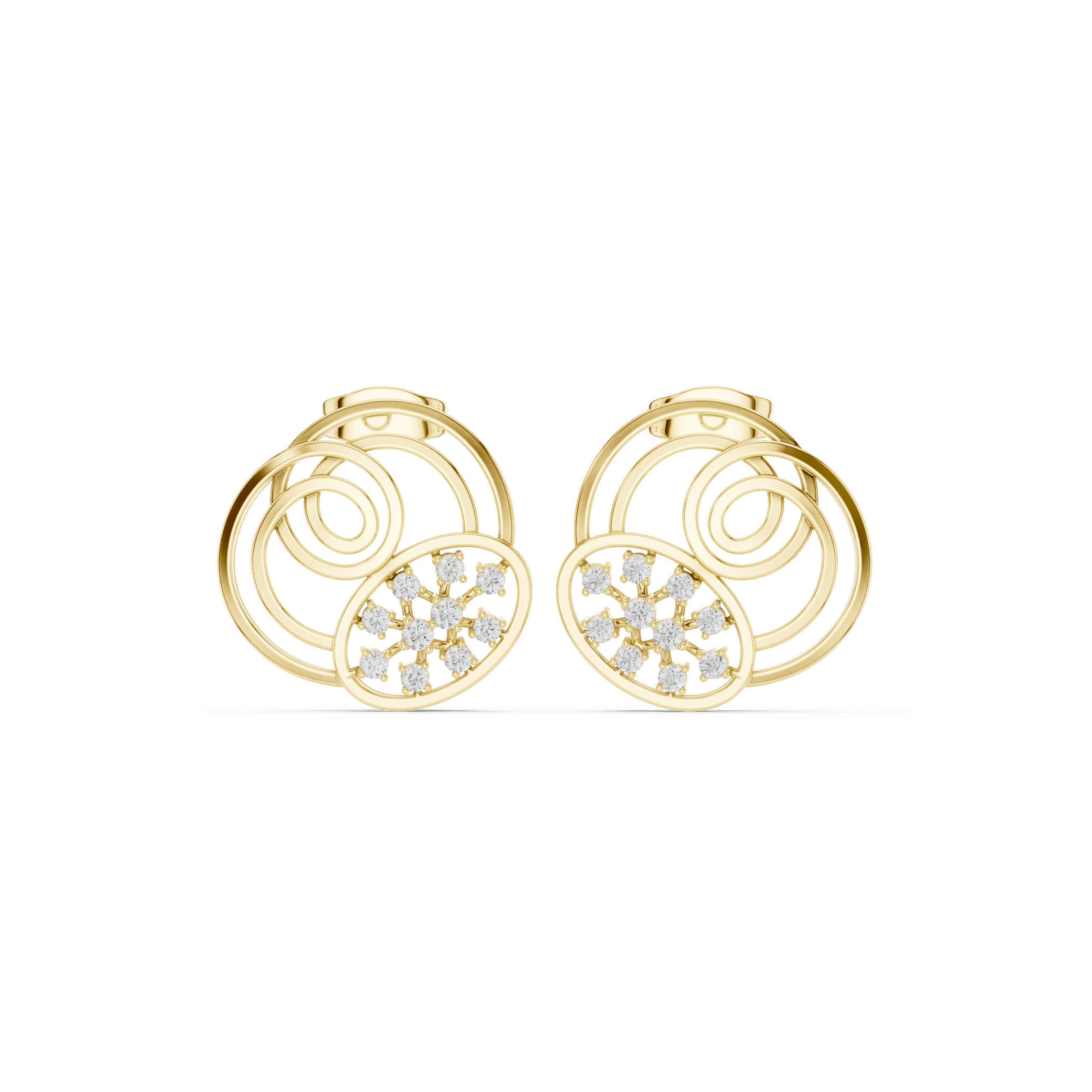 Urban Edge Lab Grown Diamond Earrings Studs