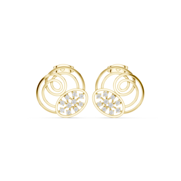 Urban Edge Lab Grown Diamond Earrings Studs