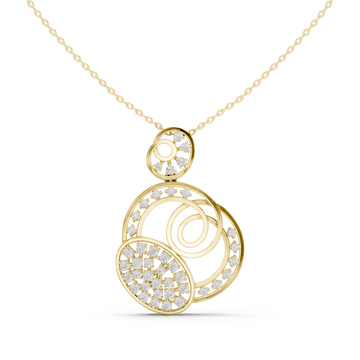 Amour Heart Lab Grown Diamond Solitaire Pendant