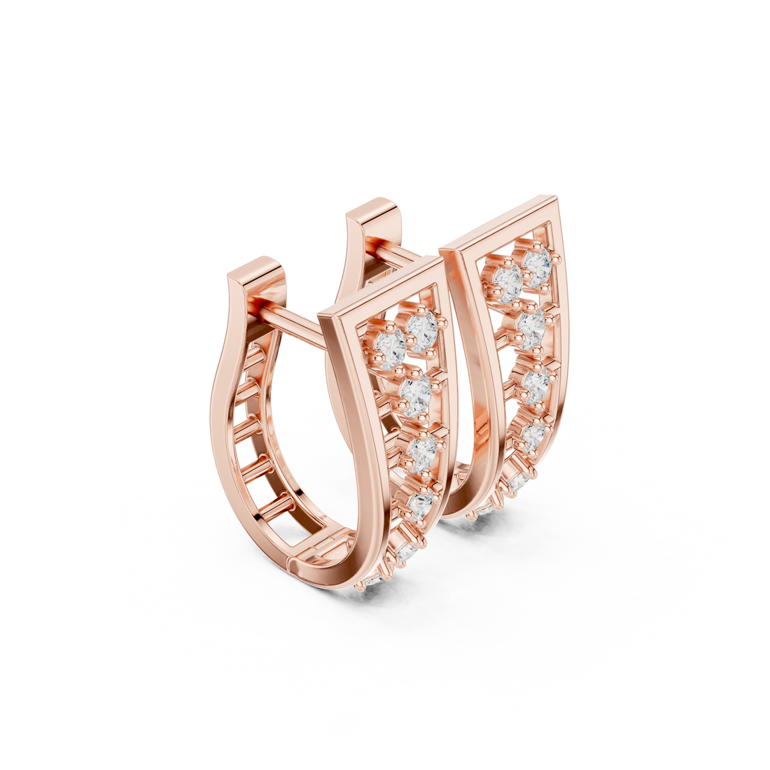Well Known lab grown diamond earring design