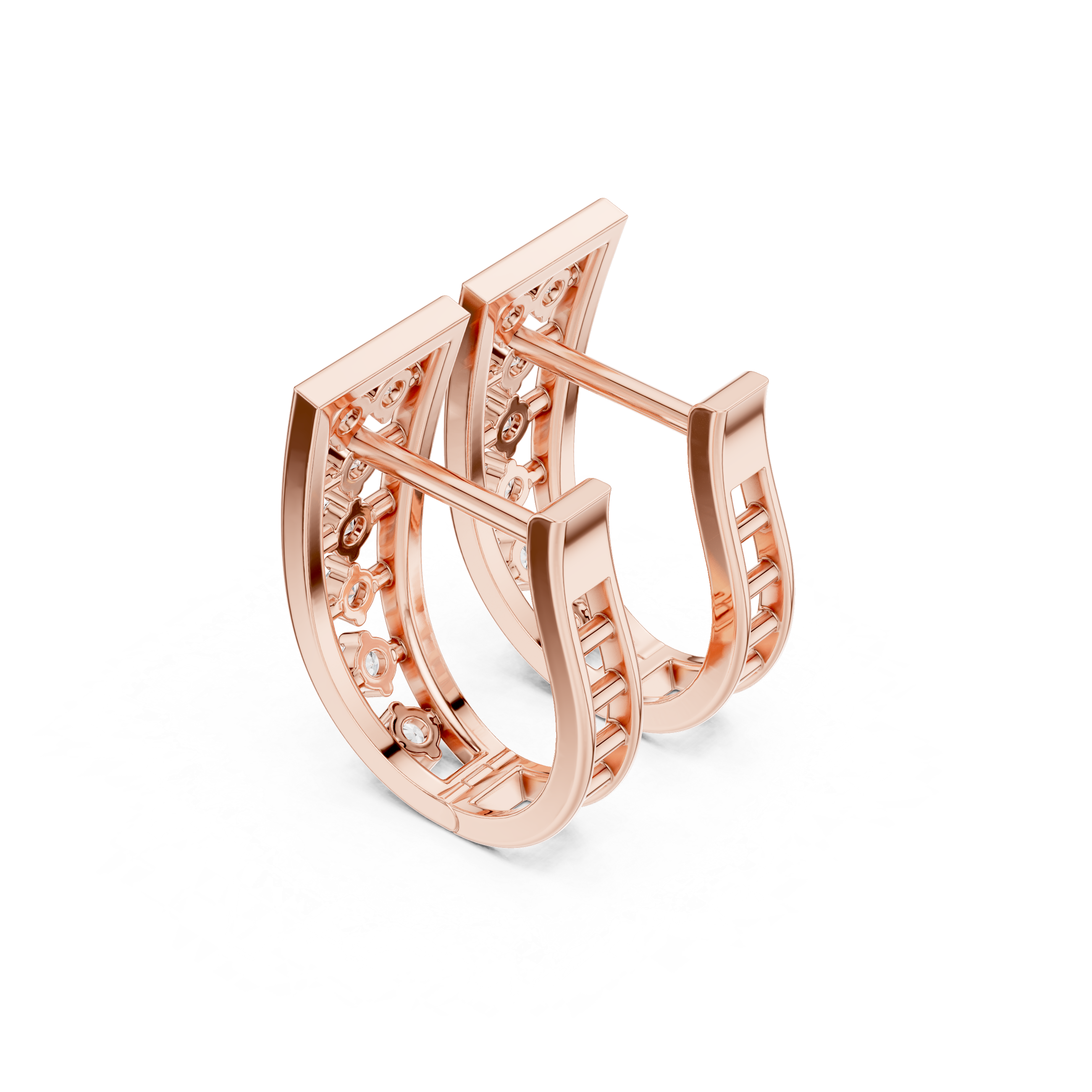 Well Known lab grown diamond earring design
