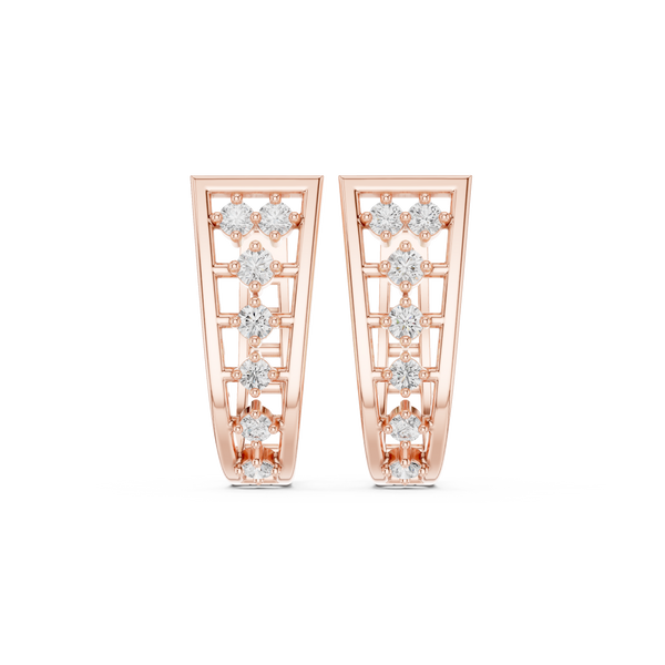 Well Known lab grown diamond earring design