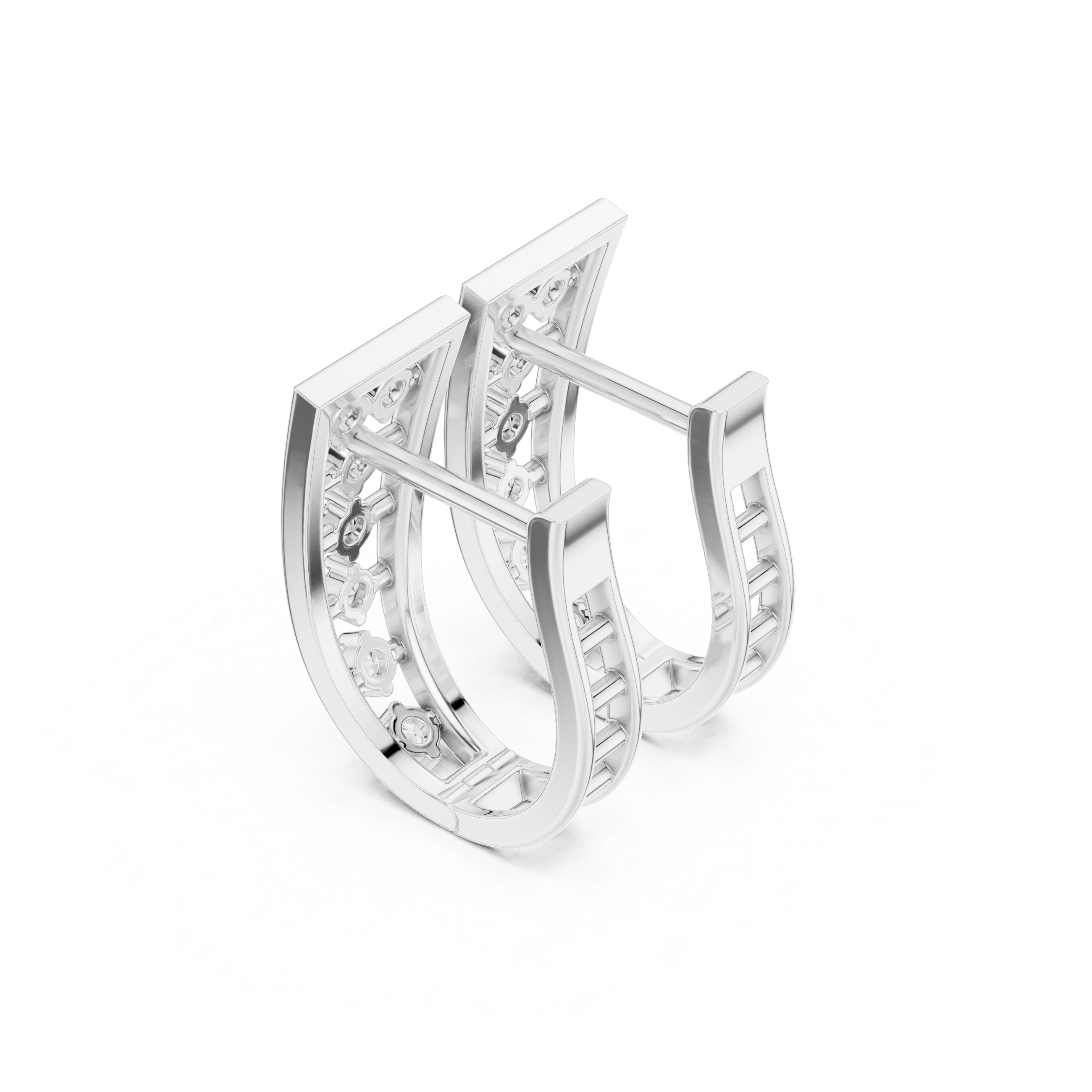 Well Known lab grown diamond earring design
