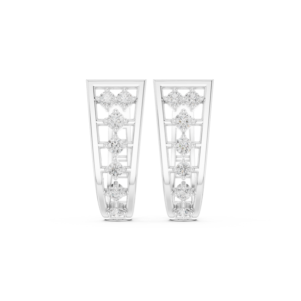 Well Known lab grown diamond earring design