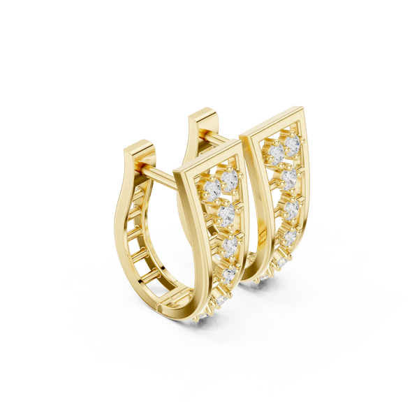 Well Known lab grown diamond earring design