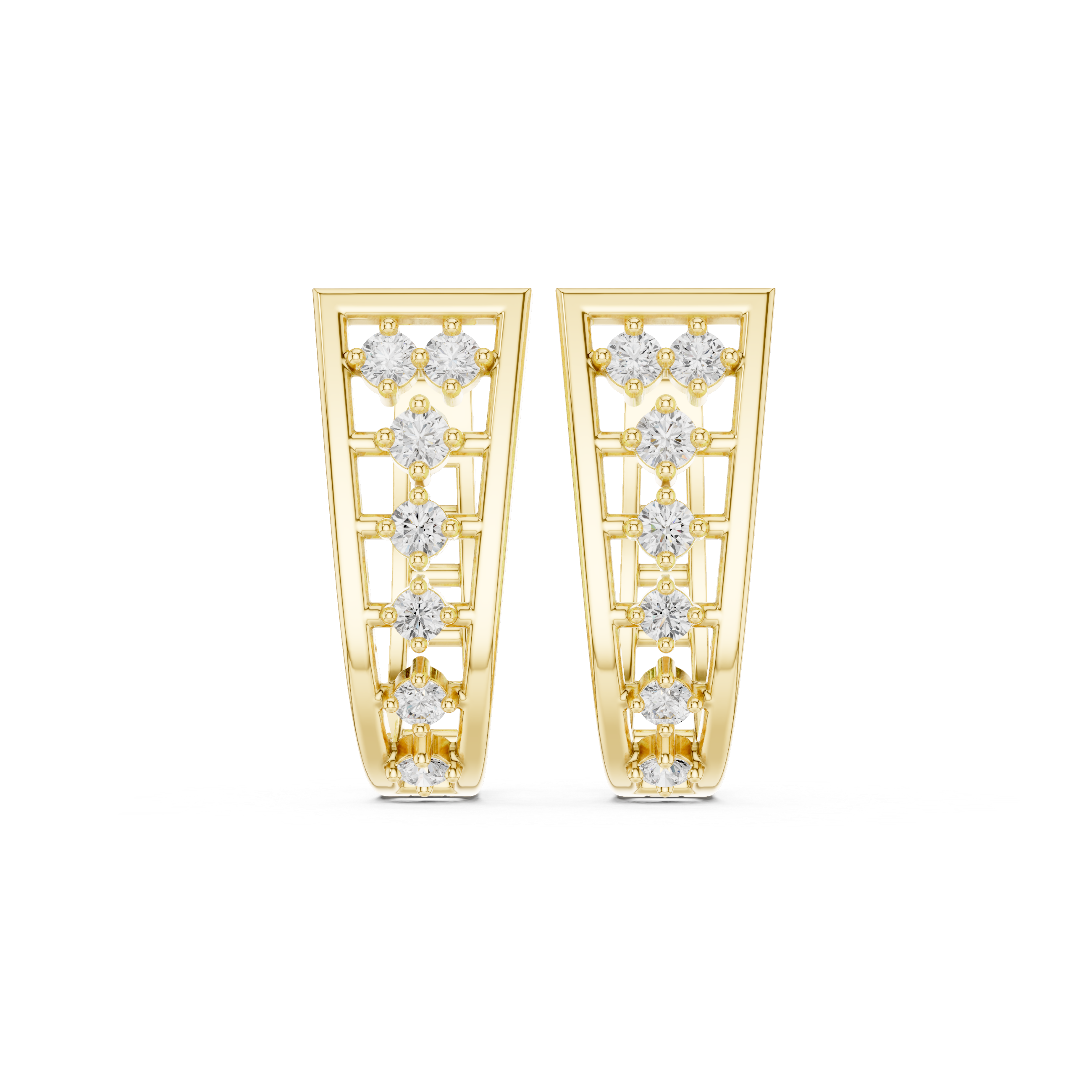 Well Known lab grown diamond earring design