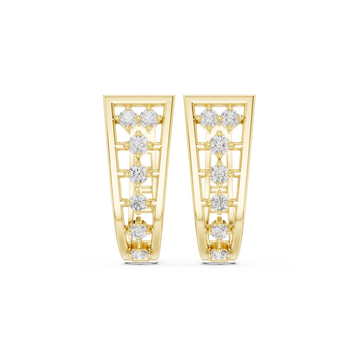 Well Known lab grown diamond earring design