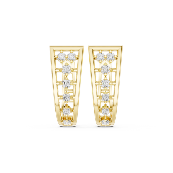 Well Known lab grown diamond earring design