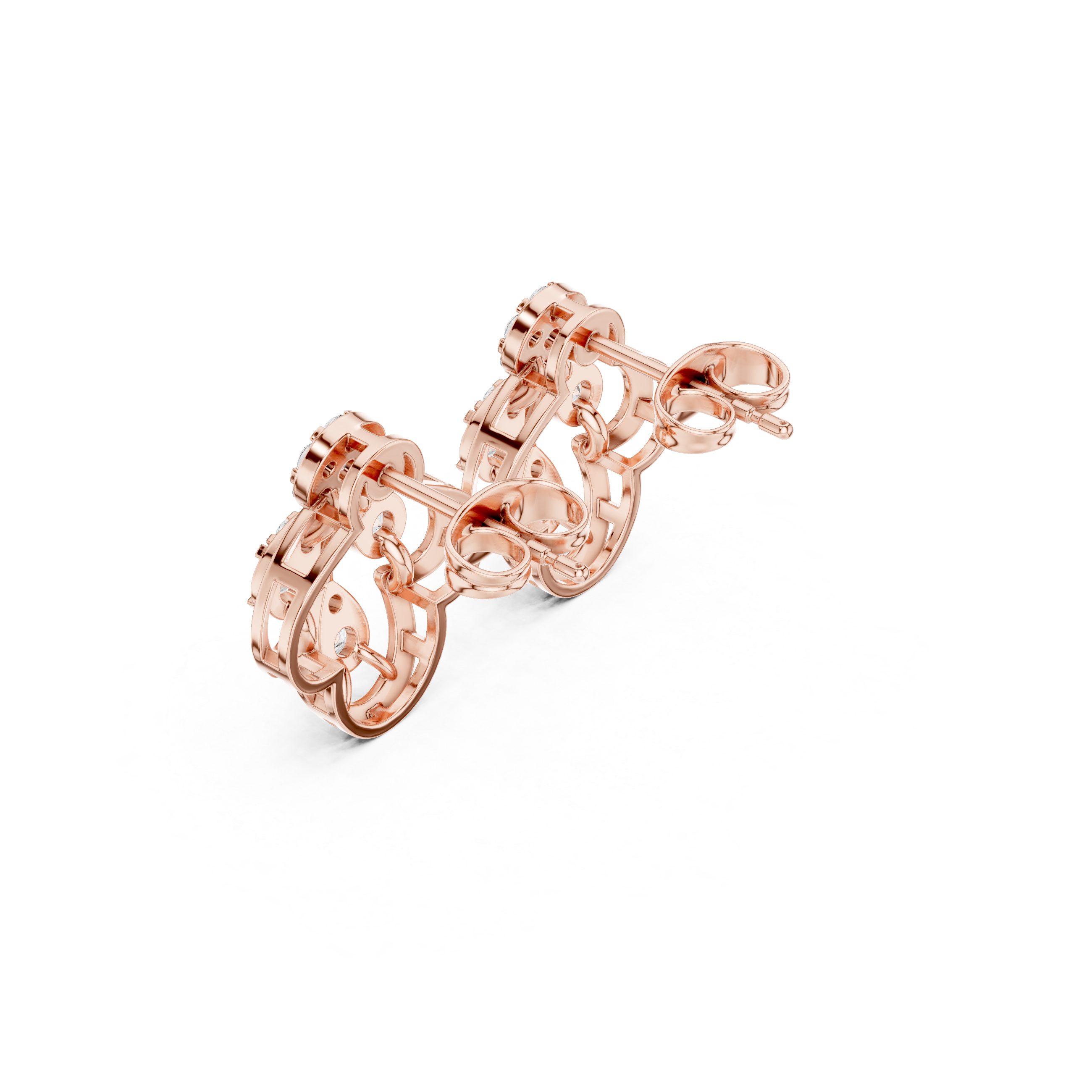 Whispering Willow Lab Grown Diamond Earrings Drops