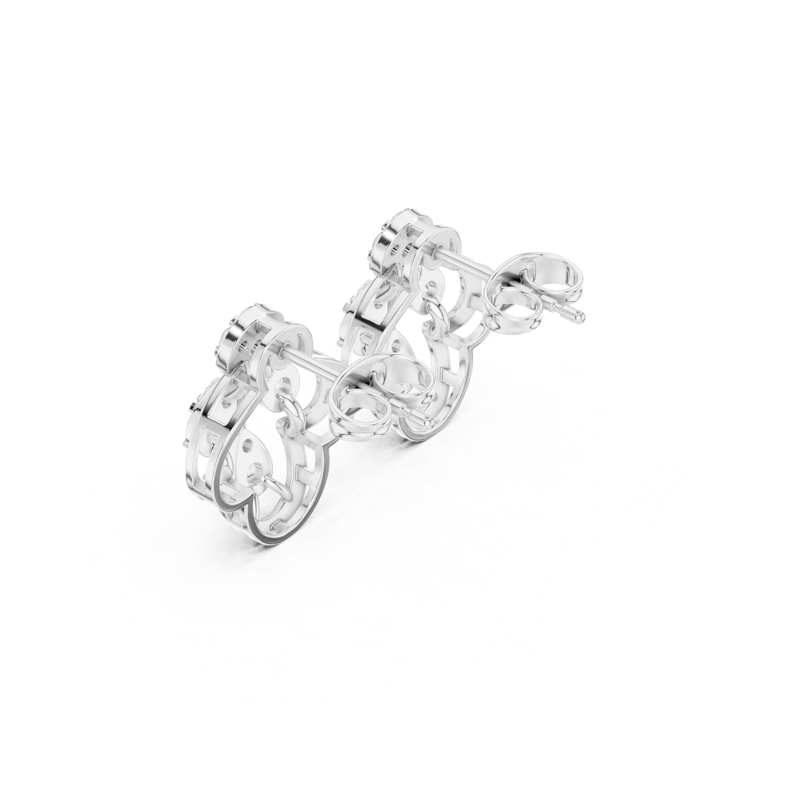 Whispering Willow Lab Grown Diamond Earrings Drops