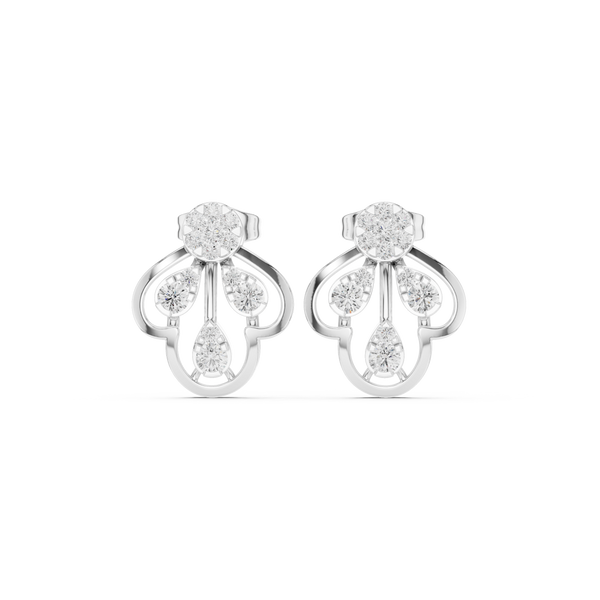 Whispering Willow Lab Grown Diamond Earrings Drops
