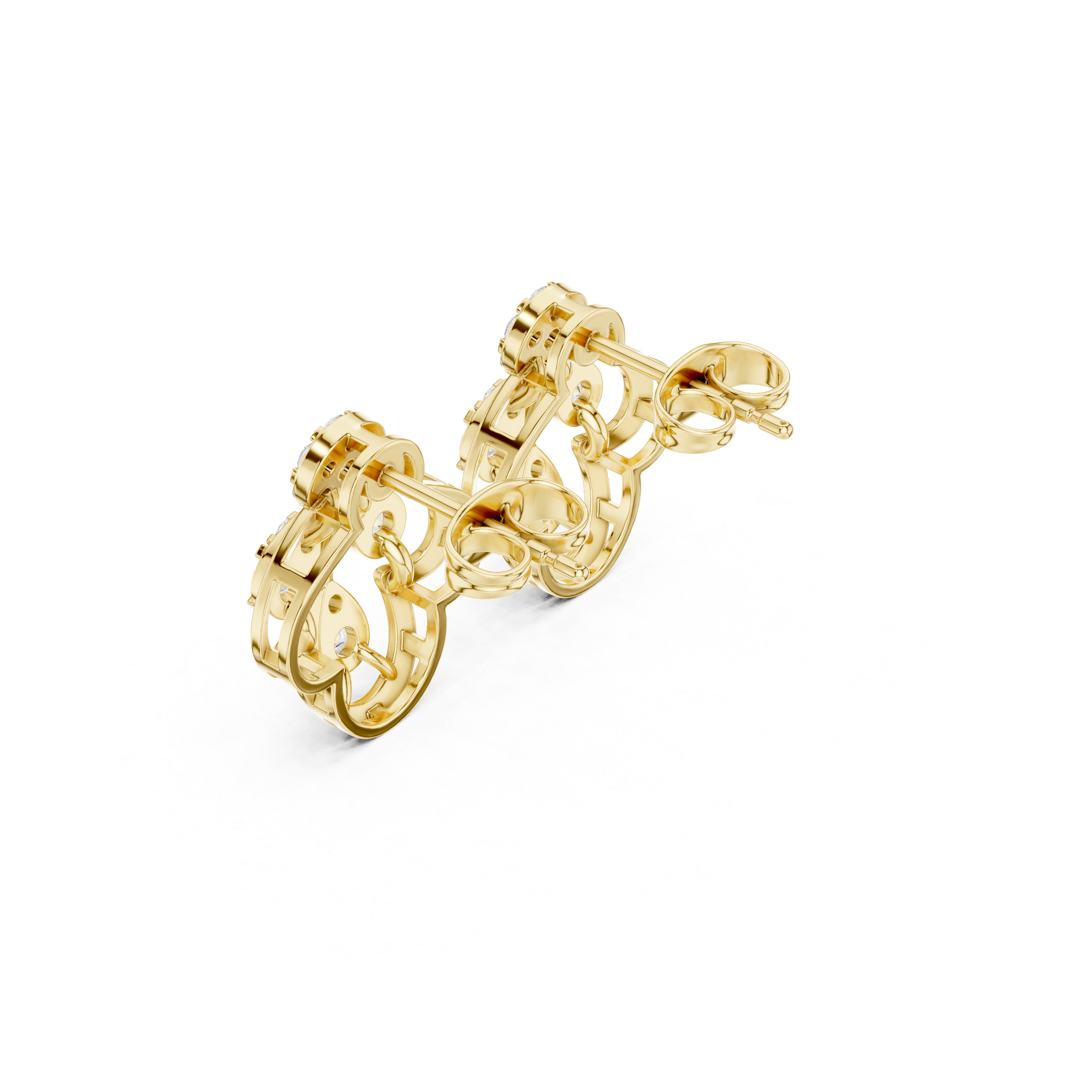 Whispering Willow Lab Grown Diamond Earrings Drops