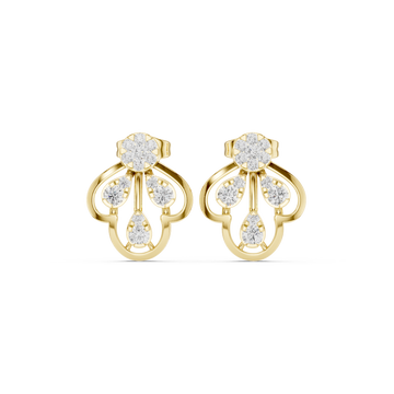 Whispering Willow Lab Grown Diamond Earrings Drops