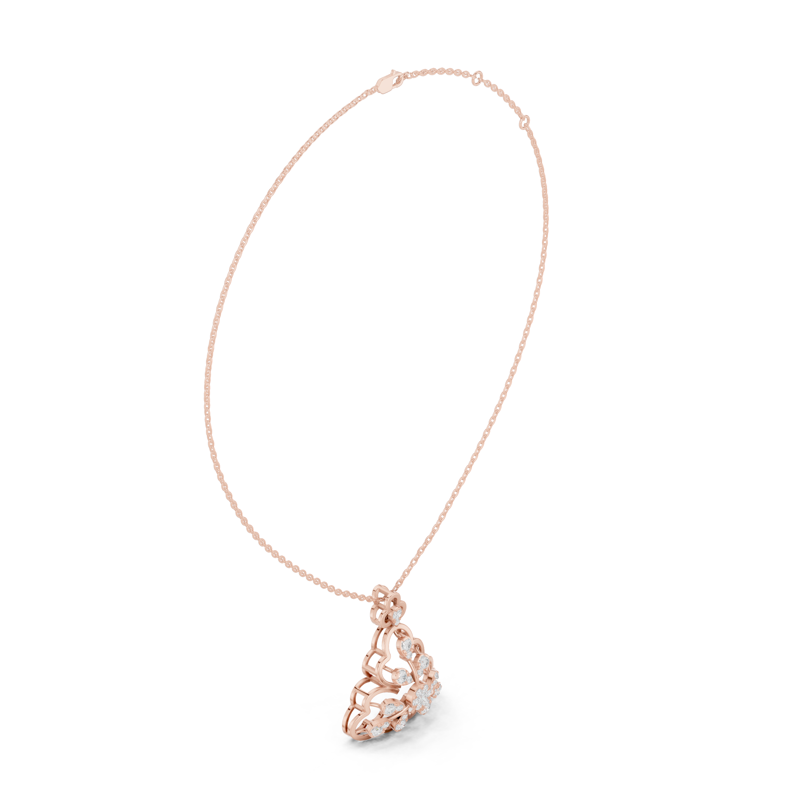 Timeless Loop Lab Grown Diamond Charm Pendant