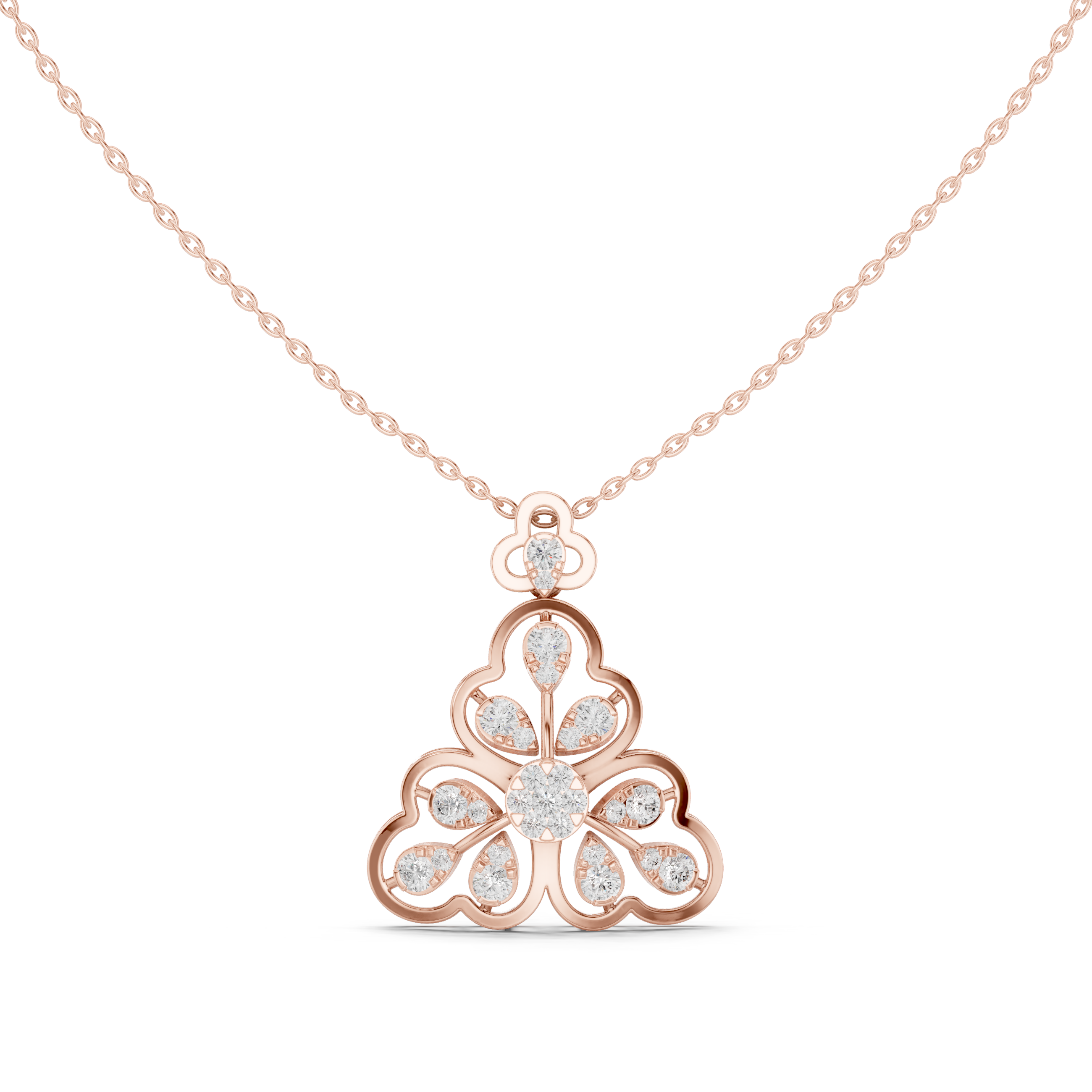 Timeless Loop Lab Grown Diamond Charm Pendant