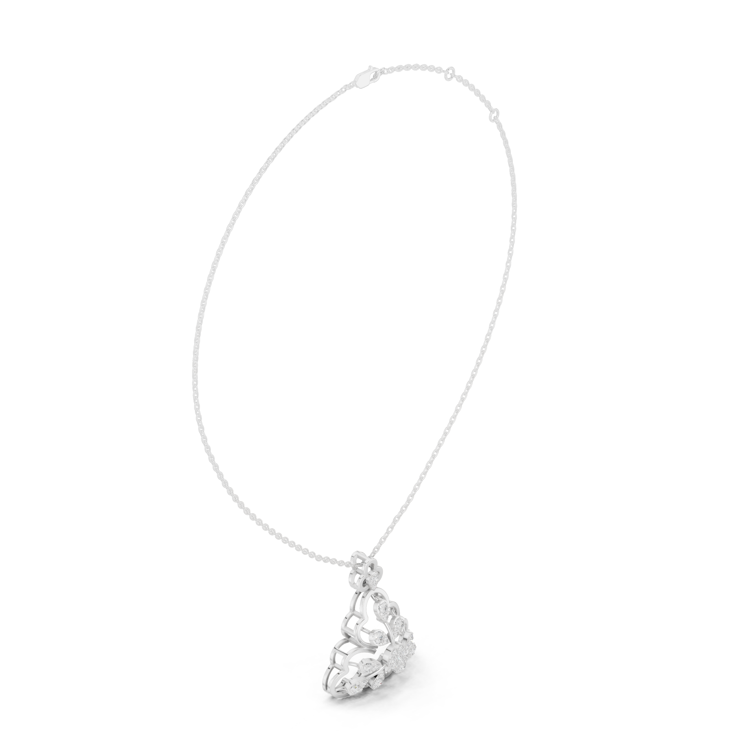 Timeless Loop Lab Grown Diamond Charm Pendant