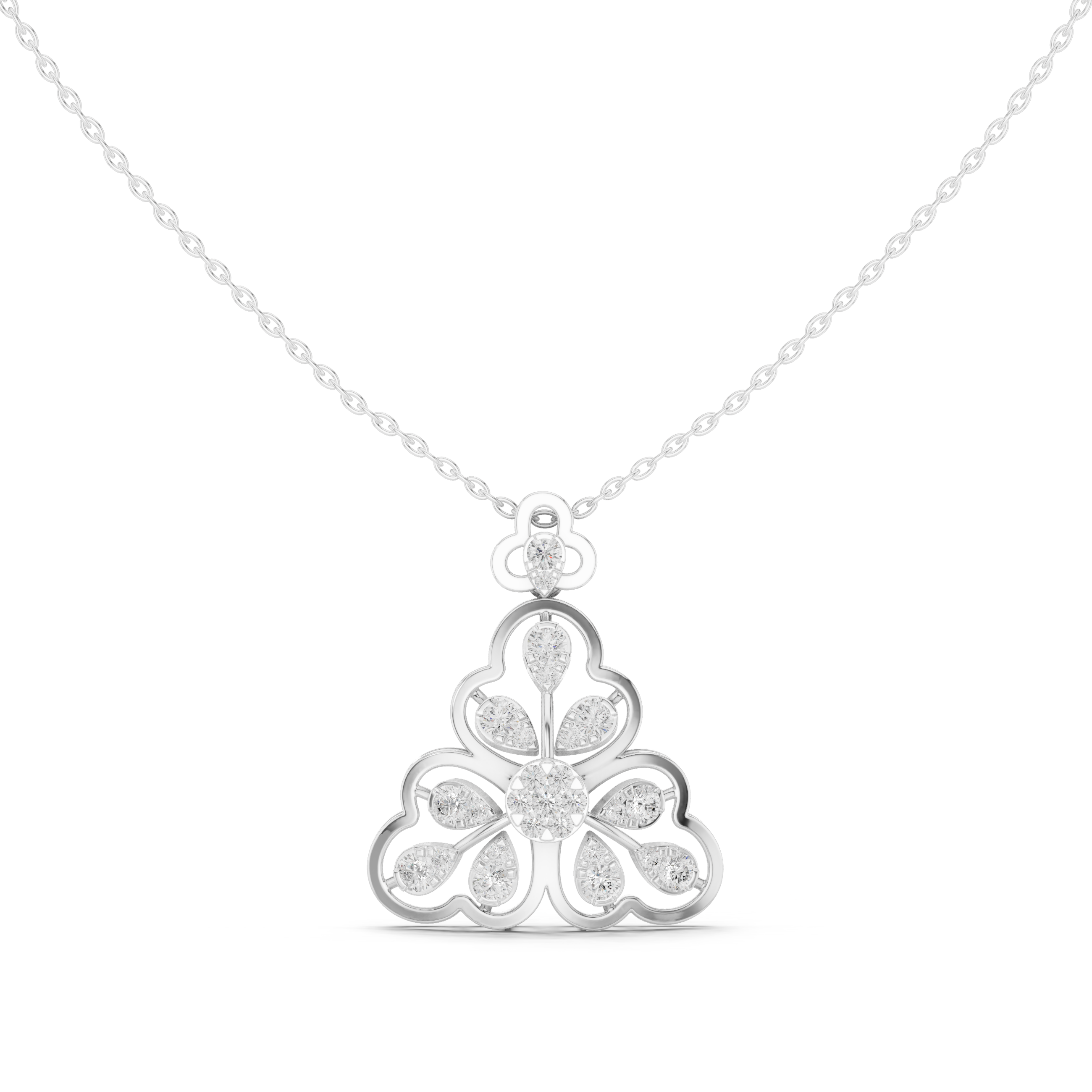 Timeless Loop Lab Grown Diamond Charm Pendant