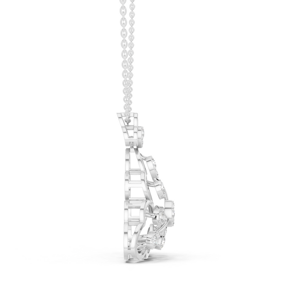 Timeless Loop Lab Grown Diamond Charm Pendant