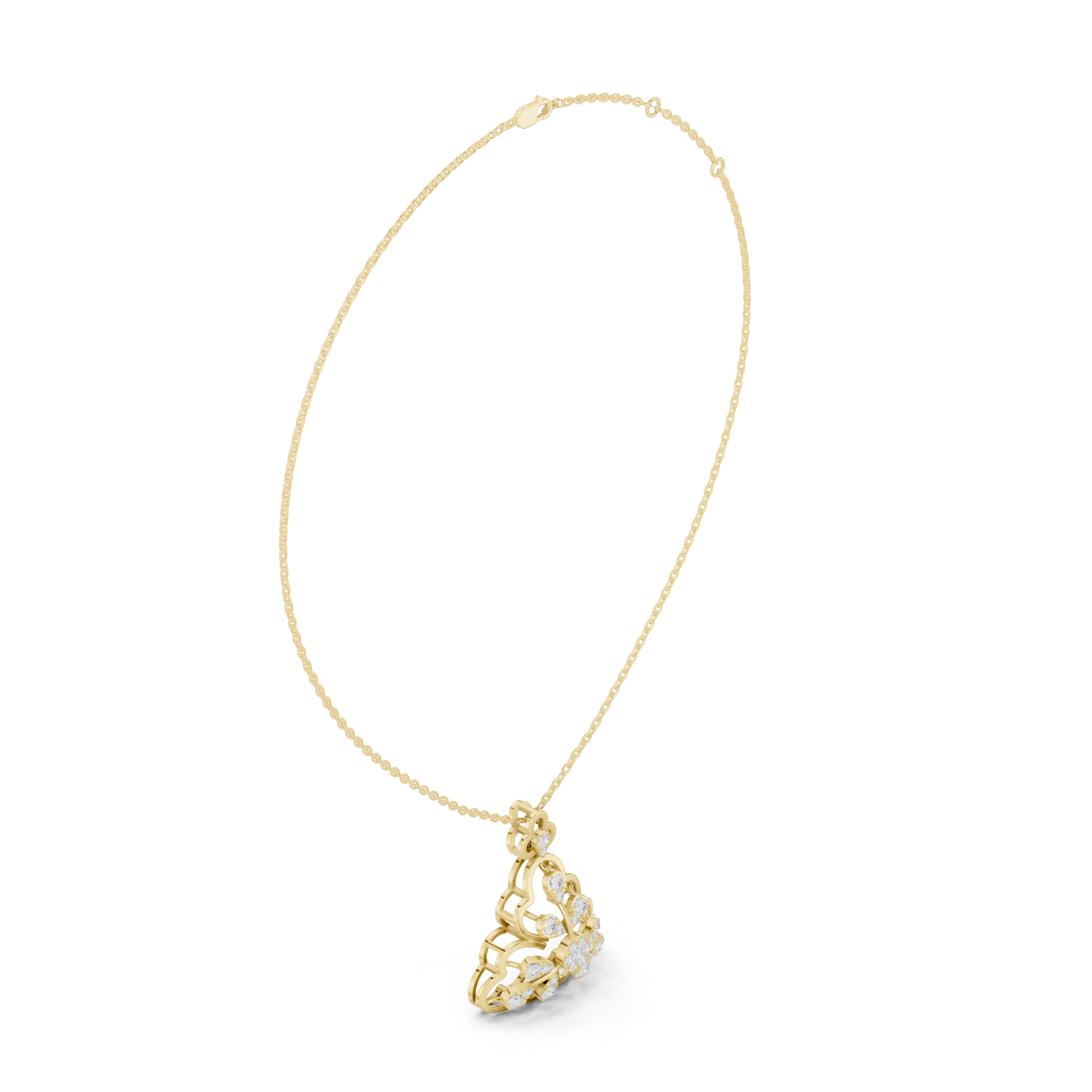 Timeless Loop Lab Grown Diamond Charm Pendant