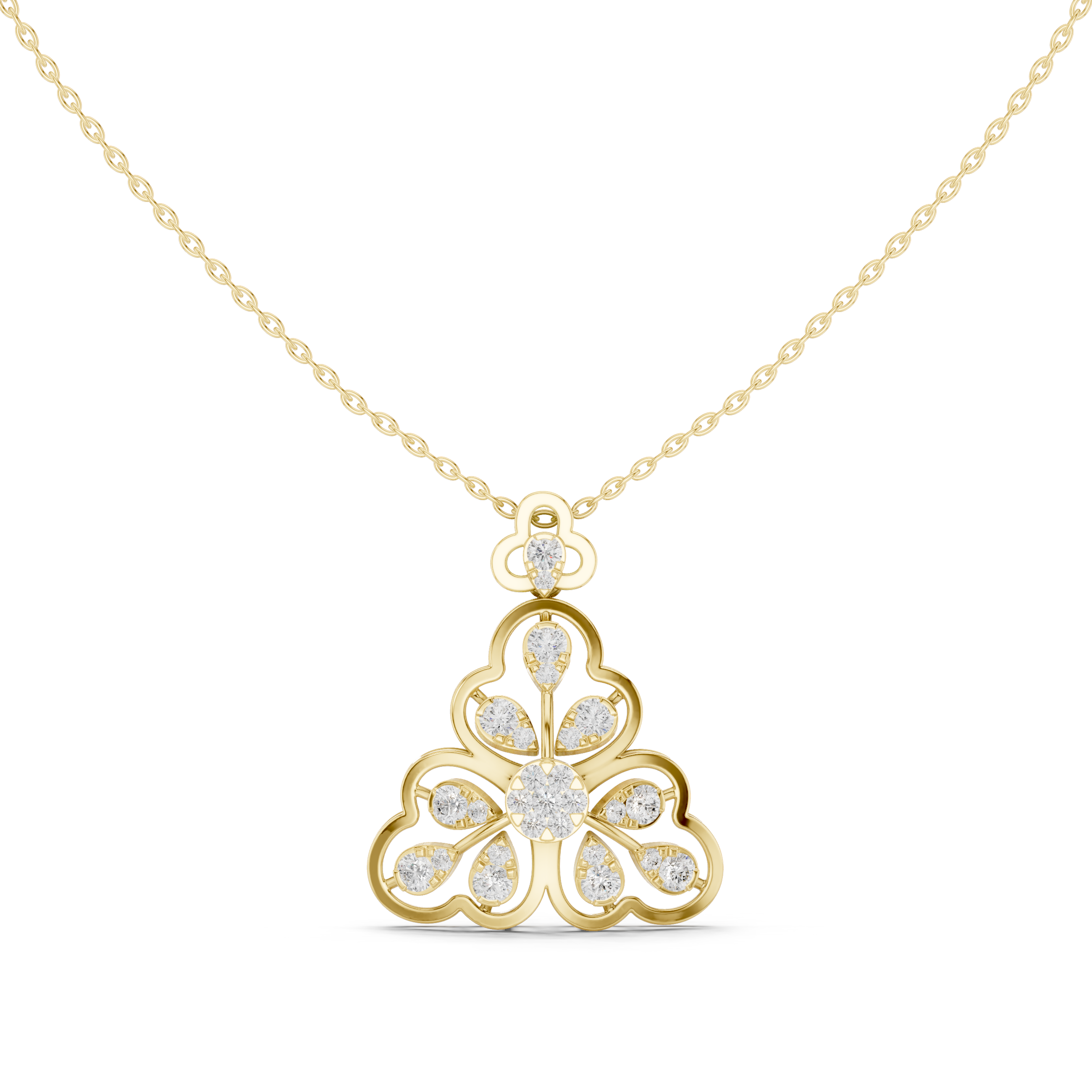 Timeless Loop Lab Grown Diamond Charm Pendant
