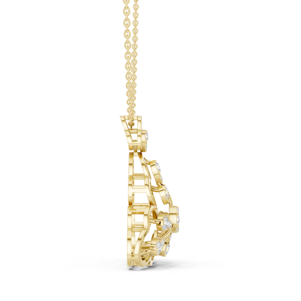 Timeless Loop Lab Grown Diamond Charm Pendant