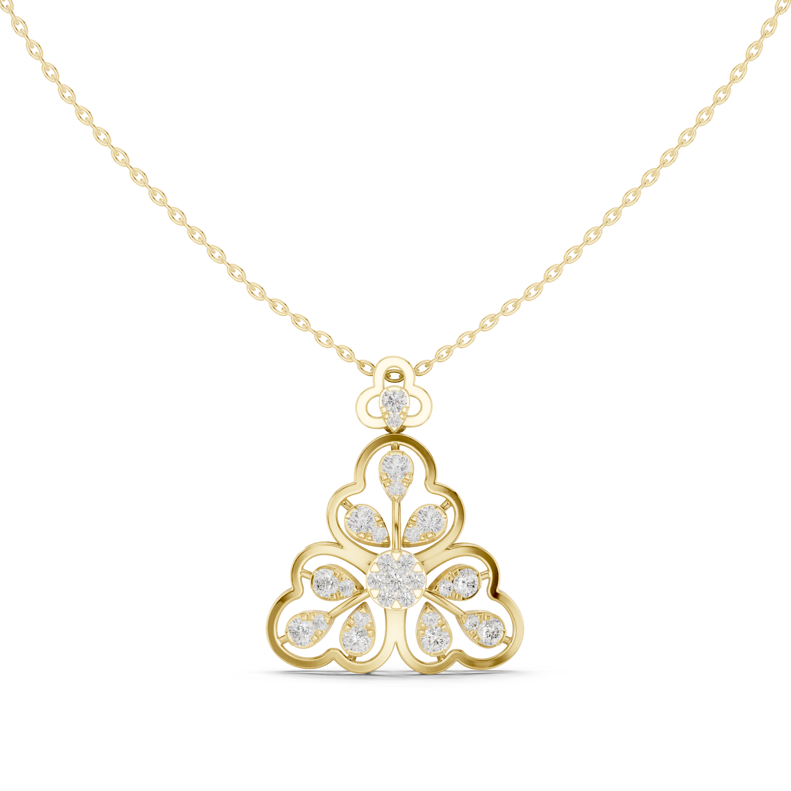 Timeless Loop Lab Grown Diamond Charm Pendant