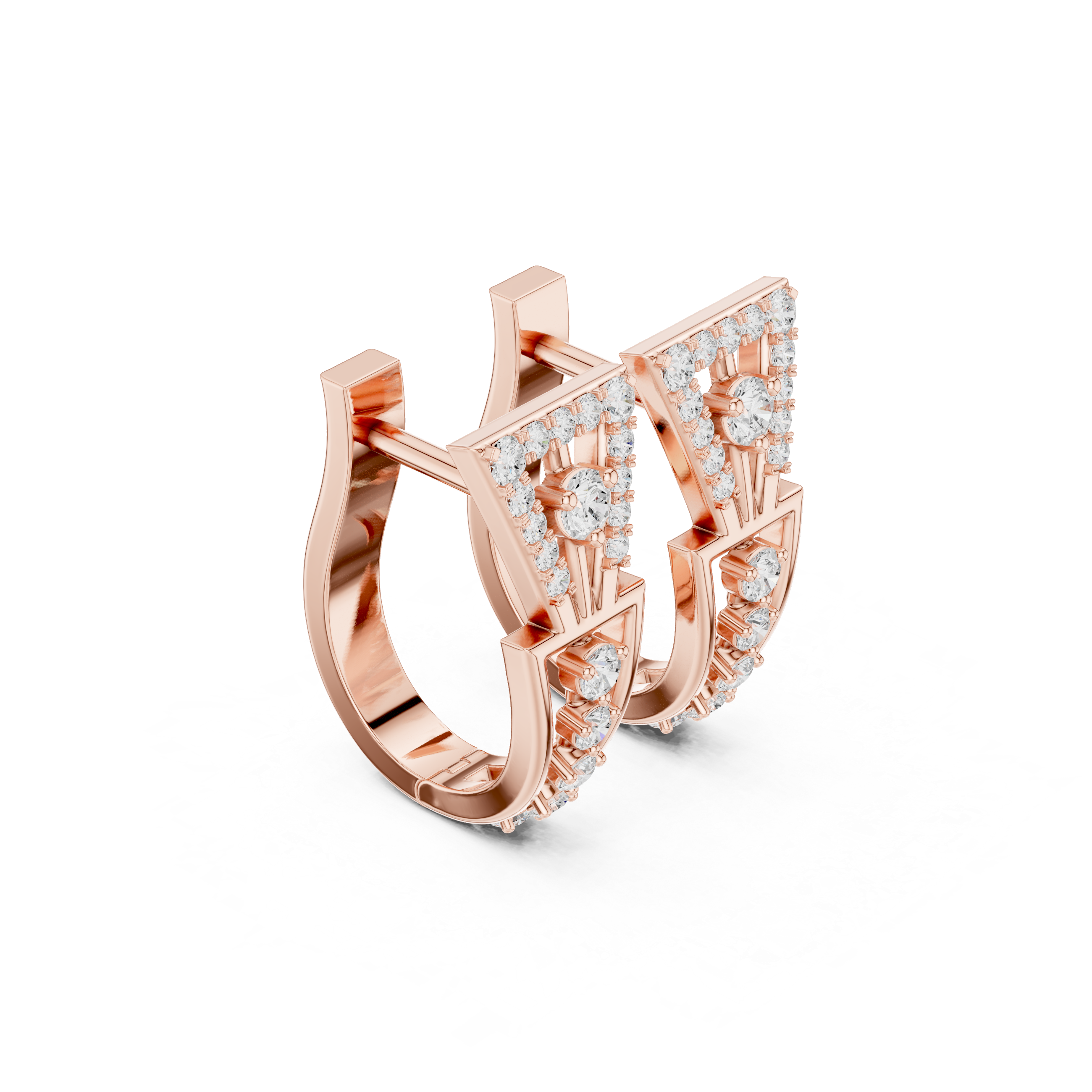 Royal Cascade Lab Grown Diamond Earrings Drops